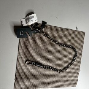 Harley-Davidson Biker Wallet Chain Zinc Alloy Curb Link Silver MAU300/61 New
